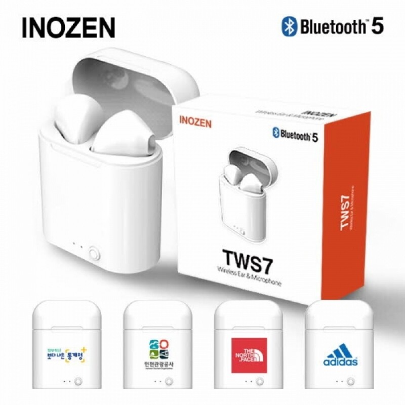 이노젠(Inozen) TWS-7 블루투스 이어폰[10개부터 구매가능, 판촉물 도매 커스텀 굿즈 주문제작]